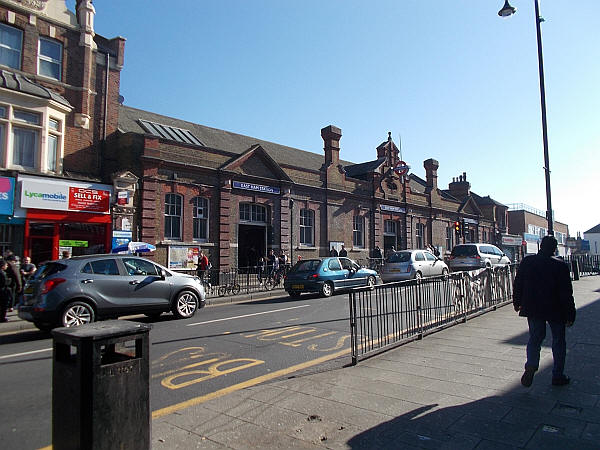 East Ham station in February 2019