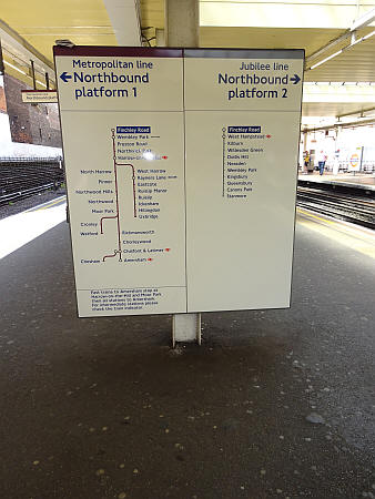 Finchley road platform level