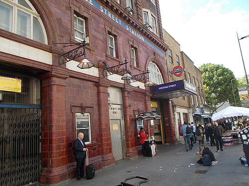 Goodge street station, in June 2019