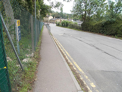 High Barnet, looking down the external road gradient