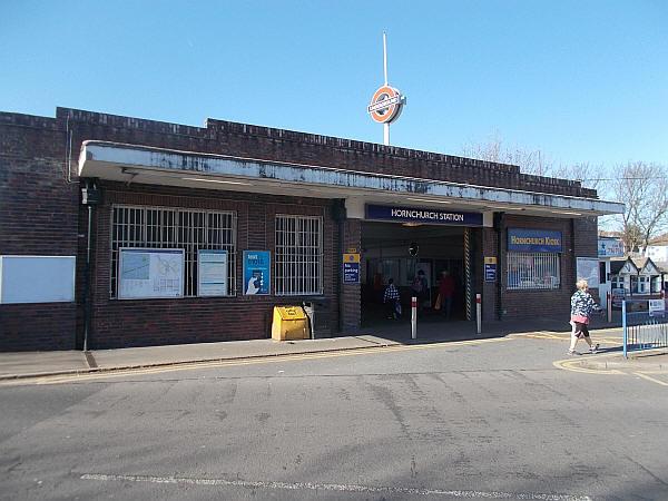 Hornchurch railway station - in February 2019