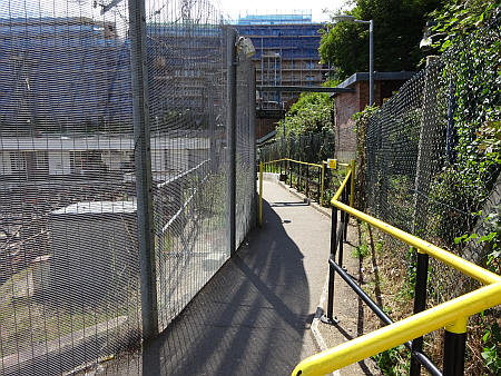 Stanmore slope, first section, from the platform