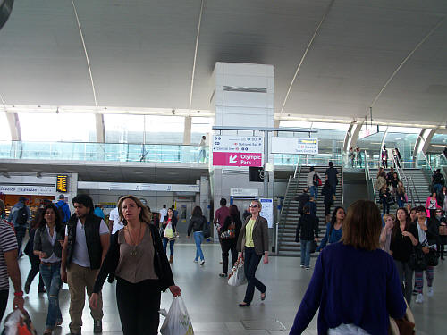 A random shot inside Stratford Station - June 2012