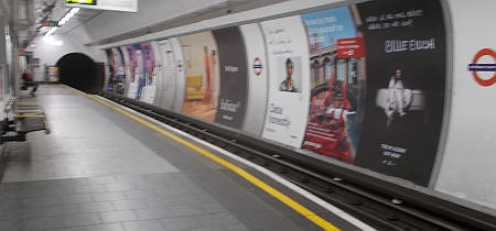 Tottenham Court Road raised platforms - Northern line northbound