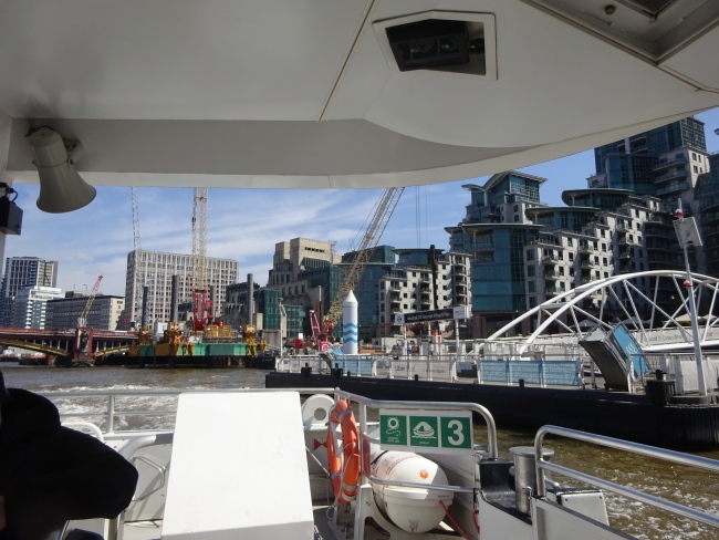 Vauxhall (St George Wharf) Pier  - in April 2021