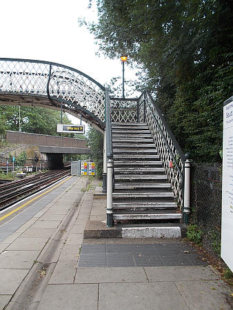 West Finchley crossing the line is more difficult