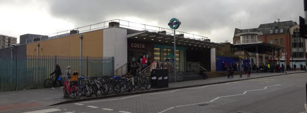 Woolwich Arsenal DLR station in November 2019